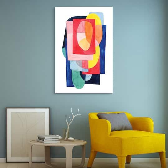 Empire Art Direct 32" x 48" Launder II Frameless Free Floating Tempered Glass Wall Art